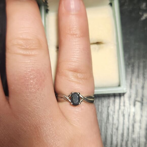 Vintage Sterling Silver Ring Sz 6 - Picture 4 of 4